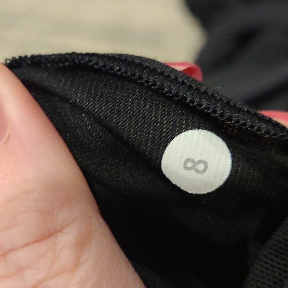 Lululemon Run: Back On Track Tank Black / Laceoflage Polar Cream Black - Picture 10 of 10